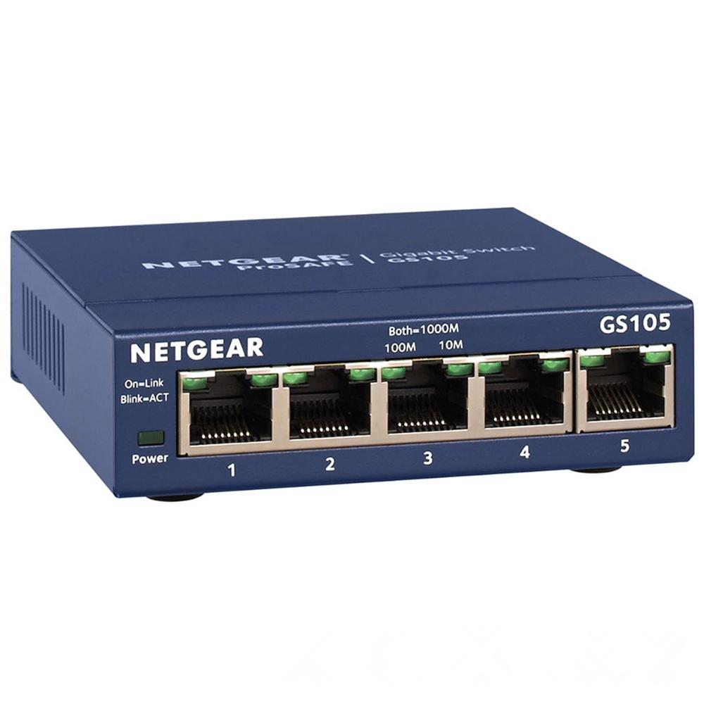 【現貨熱銷】NETGEAR GS105 5埠 Giga 無網管型交換器 全新 公司貨 光華商場-細節圖2