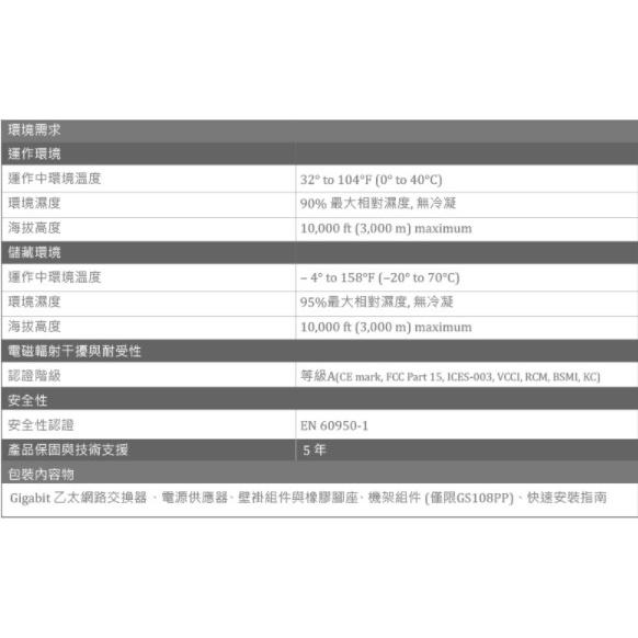 【免運直送】NETGEAR GS108PP 8埠 Giga 無網管 PoE/PoE+交換器 公司貨 含稅有發票 無風扇-細節圖6