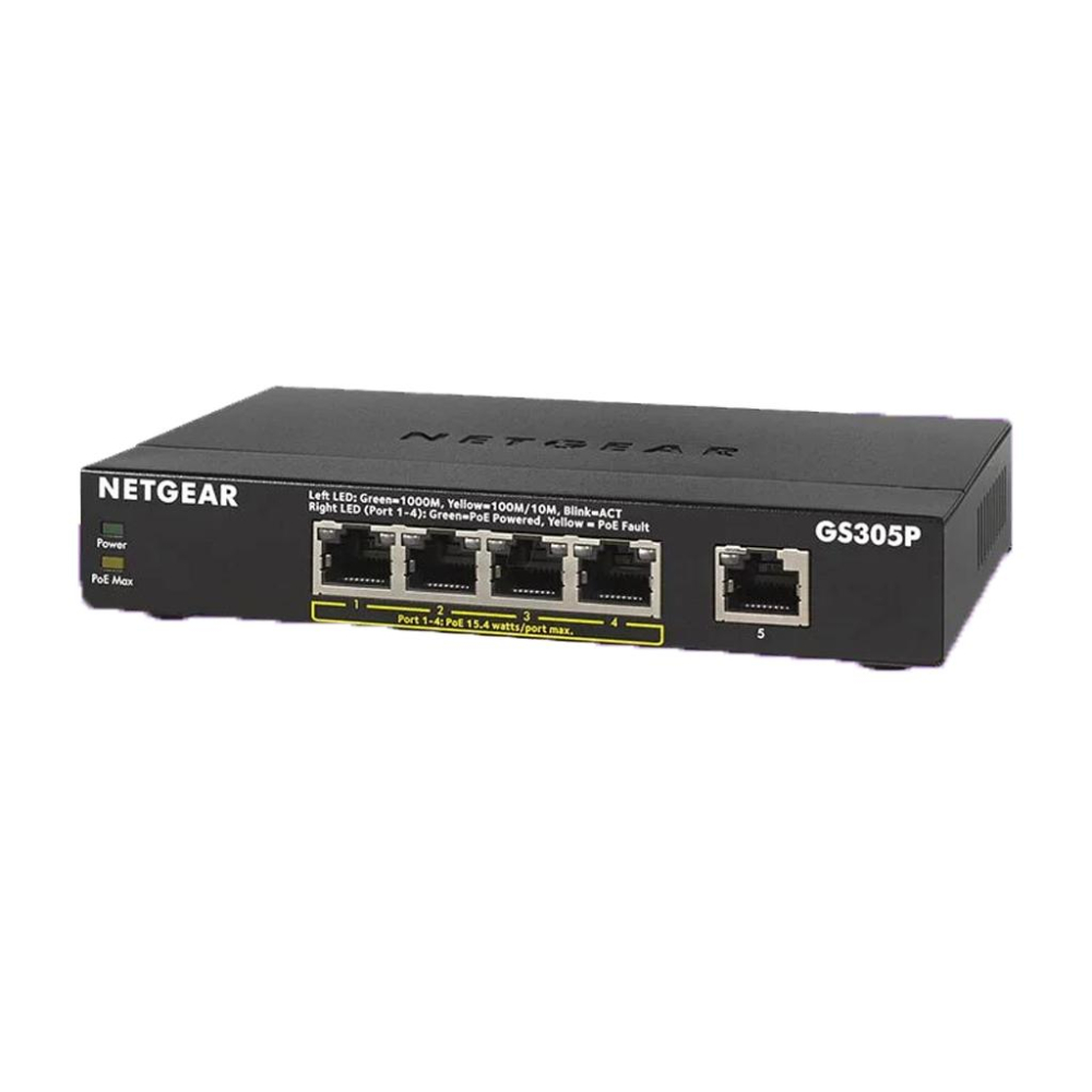 【免運直送】Netgear GS305P 5埠 GIGA高速 PoE供電 網路交換器 公司貨 含稅有發票 保固-細節圖2