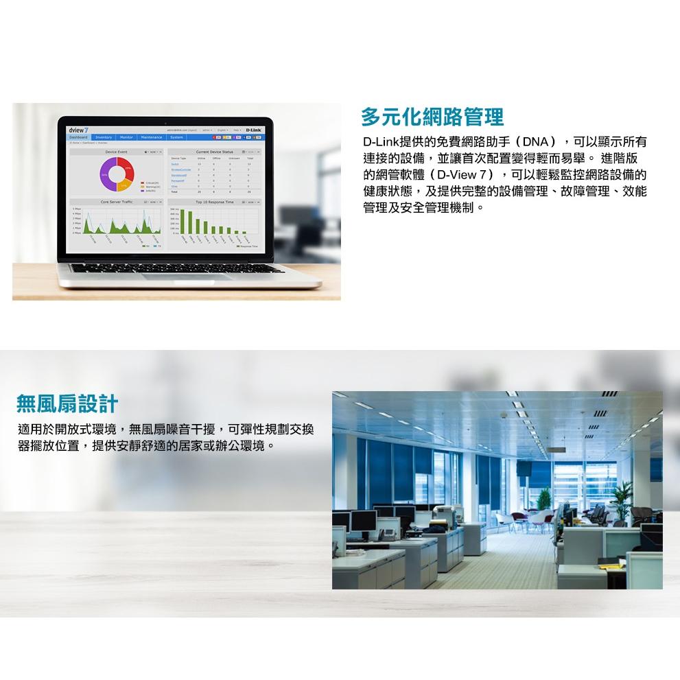 【台灣製造】D-LINK DGS-1210-28 28埠 智慧型 鐵殼交換器 BASE-T+4埠 SFP 光華-細節圖4