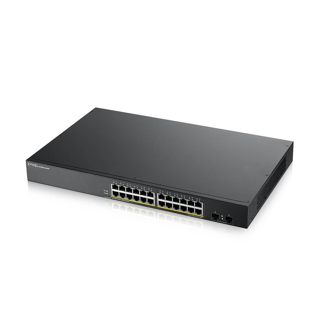 【限量到貨】Zyxel 合勤 GS1900-24HP V2 智慧型 網管24埠 Gigabit PoE 交換器 公司貨-細節圖2