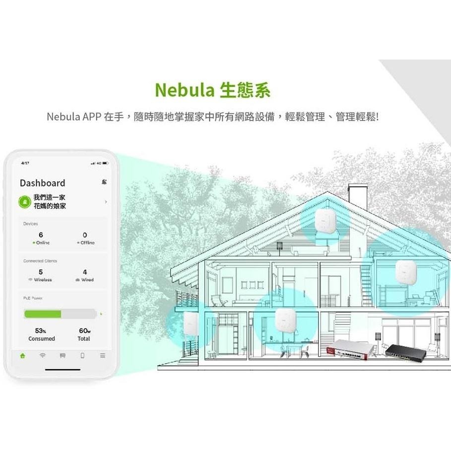 Zyxel 合勤 GS1915-8EP Nebula 雲端智慧型網管 8埠 Gigabit PoE+交換器 光華商場-細節圖6