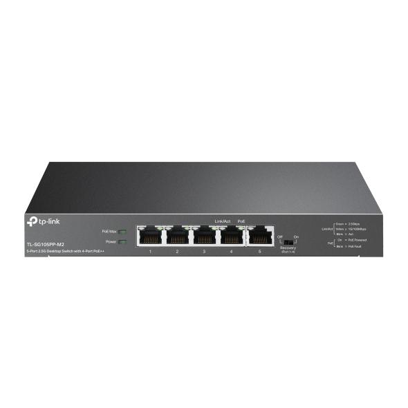TP-LINK TL-SG105PP-M2 5埠 2.5G 桌上型交換器 4埠 PoE++ 交換器 網路交換器 光華商場-細節圖2