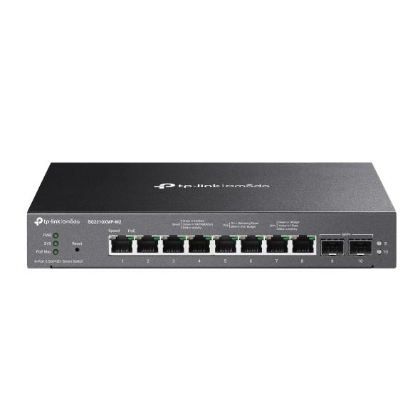 TP-LINK SG2210XMP-M2 Omada 8埠2.5Gbps+2埠SFP+ 智慧型交換器 交換器 光華-細節圖3