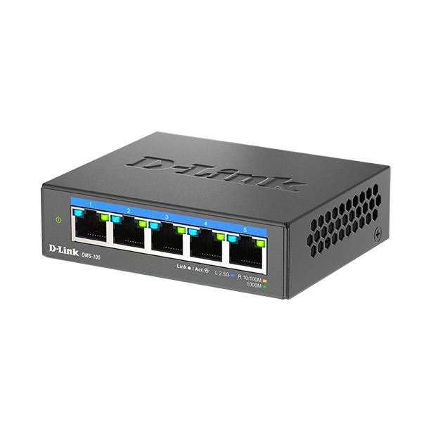 D-LINK DMS-105 5埠 無網管 Multi-Gigabit 多網速交換器 交換器 Switch 光華-細節圖2