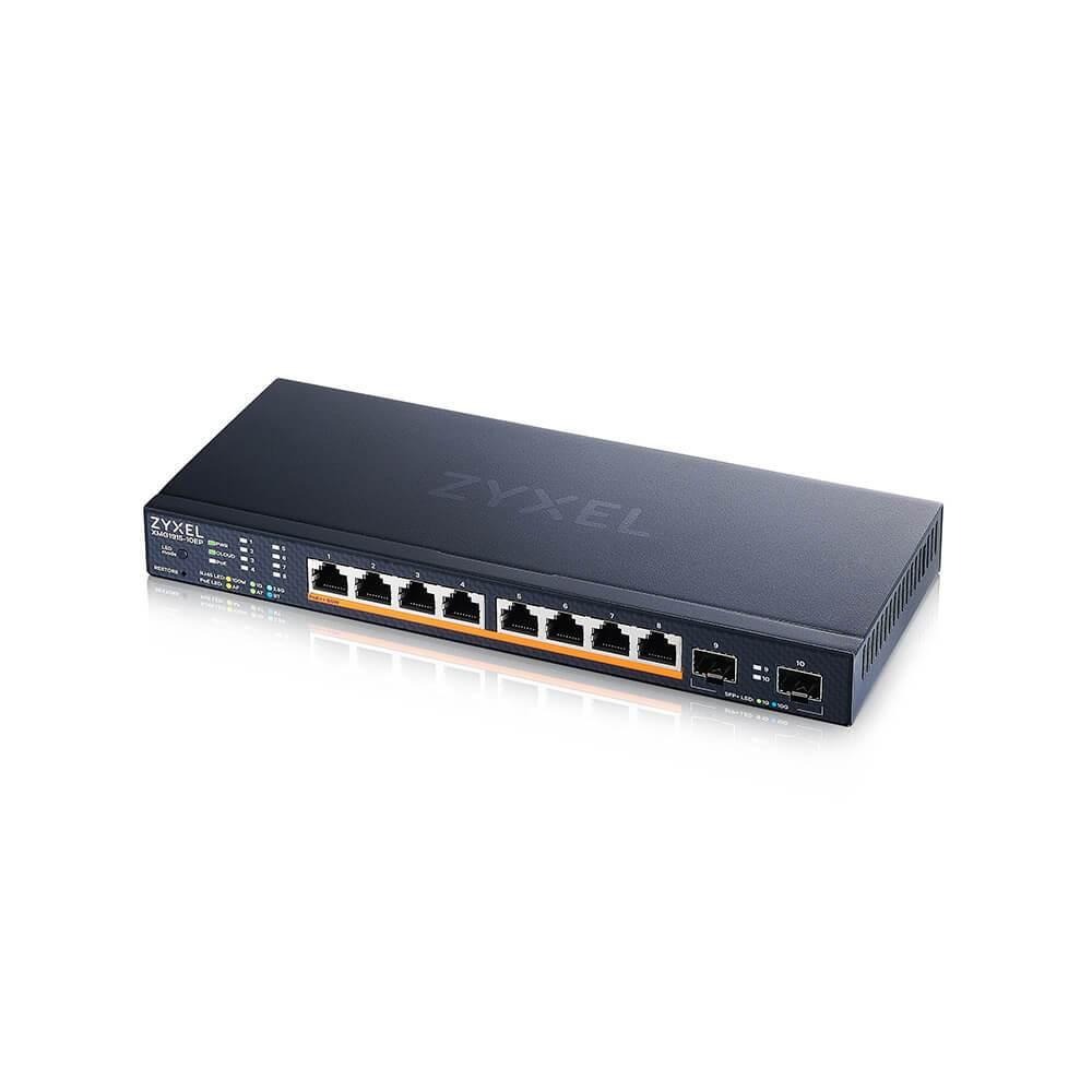 Zyxel 合勤 XMG1915-10EP 8埠 2.5GbE 智慧型網管交換機(2埠SFP+上行) 交換器 光華-細節圖2
