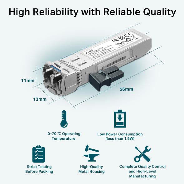 tp-link TL-SM5110-LR－10GBase-LR SFP+ LC 光纖模組 光華-細節圖4