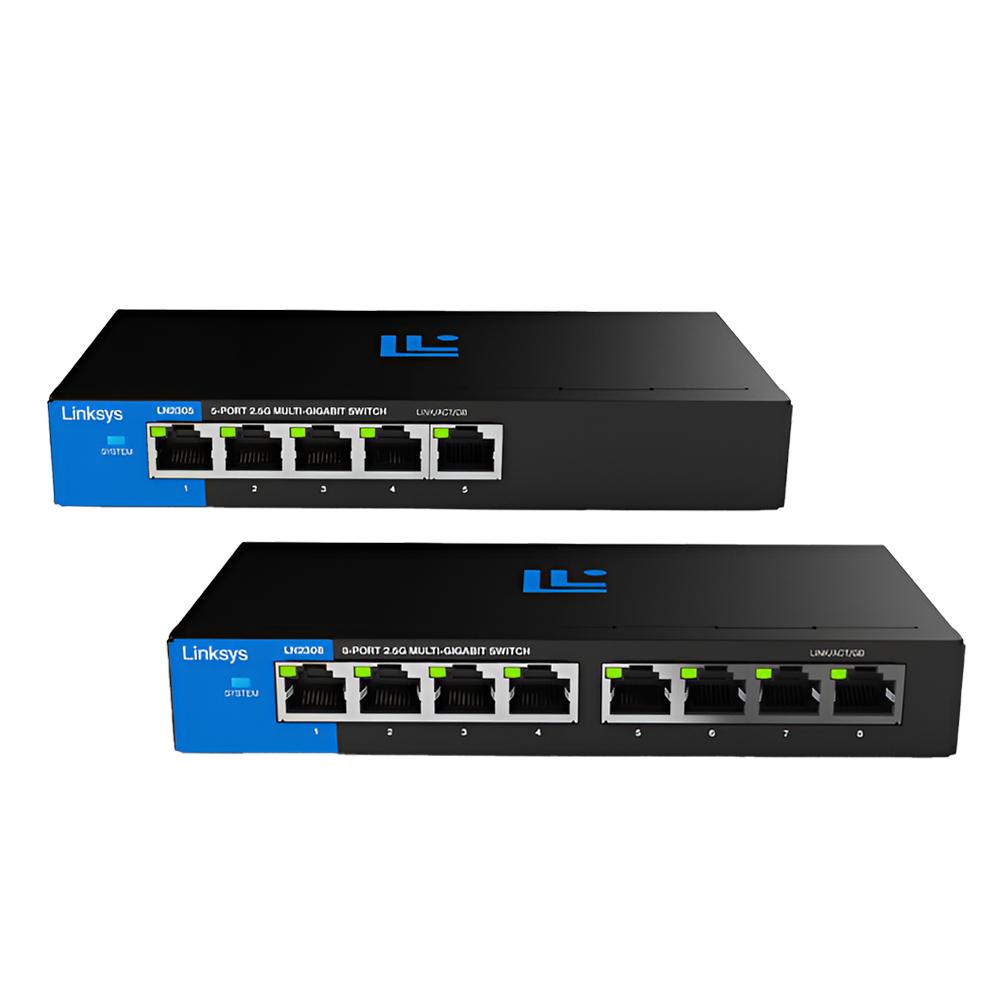 Linksys LN2305／LN2308／LN2305P-AH－5埠／8埠 2.5G 非網管型交換器 網路交換器 光華-細節圖2