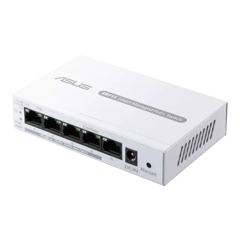ASUS 華碩 ExpertWiFi EBP15 5埠 60W PoE+ 智慧網管交換器 交換器 Switch 光華商場-細節圖2