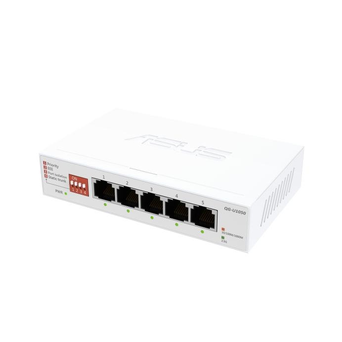 ASUS 華碩 QG-U1050 5埠 2.5G 非網管交換器 網路交換器 交換器 Switch 光華-細節圖2