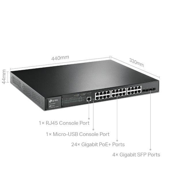 【免運直送】TP-LINK TL-SG3428MP JetStream 28 埠 Gigabit L2 公司貨 光華商場-細節圖2