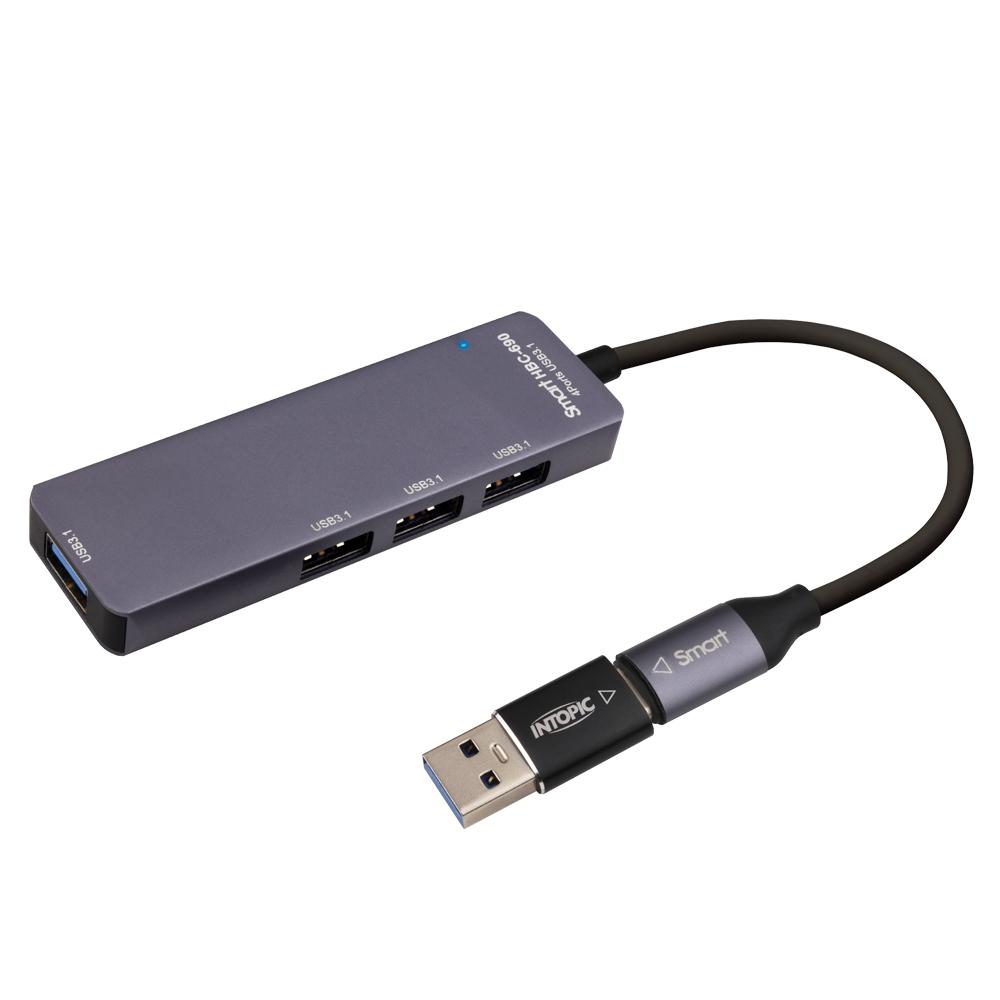 INTOPIC 廣鼎 HBC-690 集線器 USB3.1 高速 Type-C USB HUB HBC690 光華商場-細節圖2