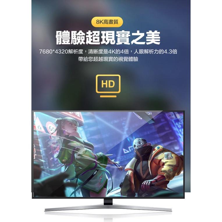 CableCreation CD0738-G Type-C轉DP1.4轉接線 雙向傳輸 8K60Hz 高畫質 雙向傳輸-細節圖4