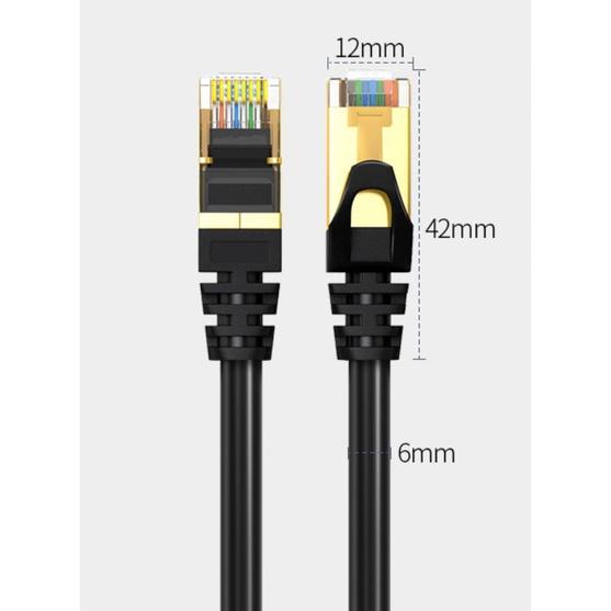 【高速熱銷】CAT.7 CAT.8 26AWG 純銅頭高速 RJ45 網路線 1M 2M 3M 5M 10M 光華商場-細節圖4