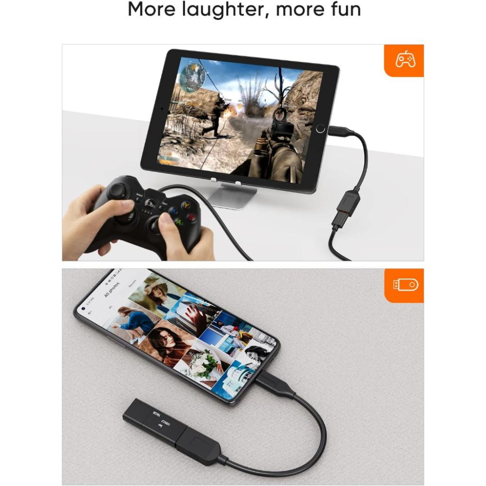 CableCreation CC0018 USB-C to USB3.0 15cm OTG線 光華商場-細節圖4