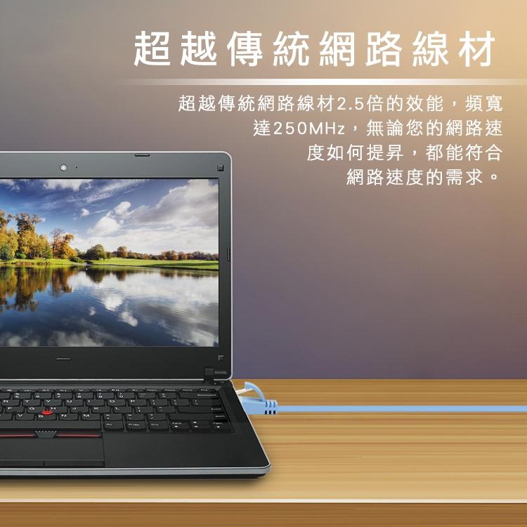 i-gota CAT.6 網路扁線 10米 水藍色 FRJ4510 網路線 24K鍍金 1.35mm 光華商場-細節圖7