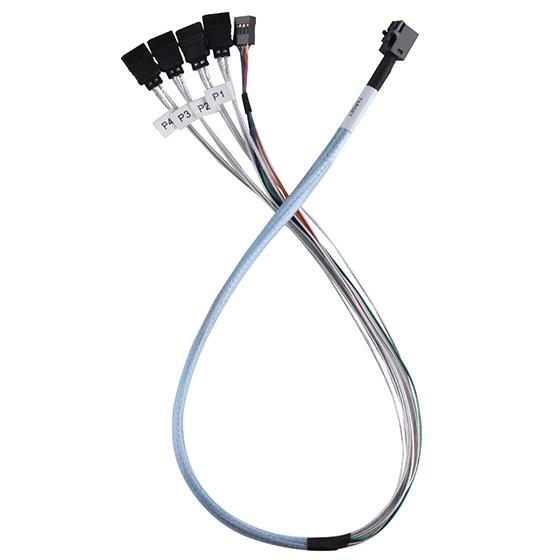 SilverStone 銀欣 SST-CPS05-RE SFF-8643 轉 SATA 轉接線 MiniSAS 光華-細節圖2