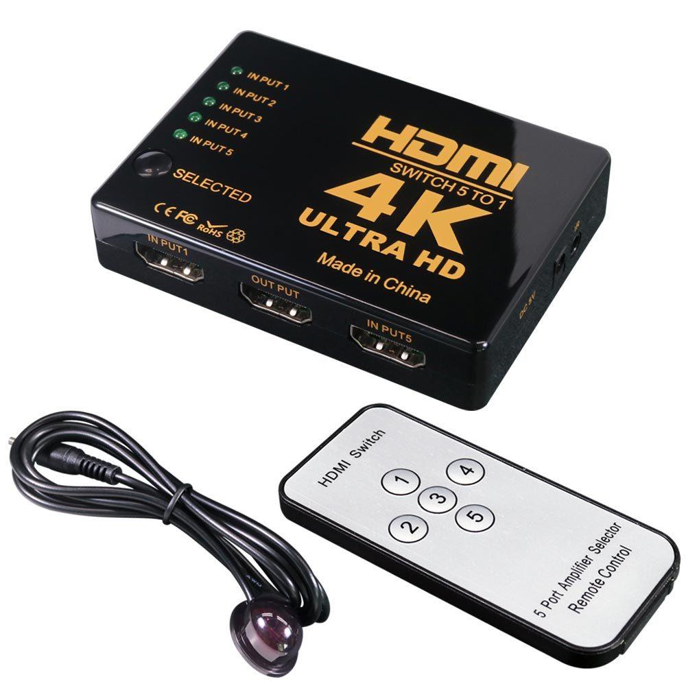 伽利略 H4501R HDMI 1.4b 影音切換器 5進1出 附遙控器 螢幕 畫面 切換器 分配器 光華商場-細節圖2