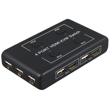 伽利略 HKVM4S HDMI 4K/2K KVM 電腦切換器 4埠 裝置 分配器 轉換器 光華商場 公司貨-細節圖2
