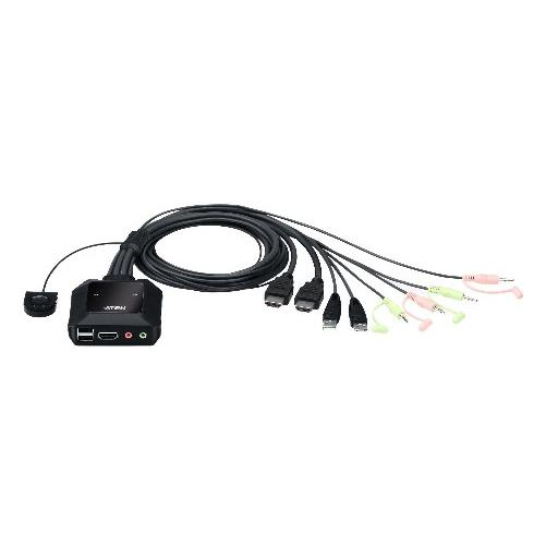 ATEN CS22H 2埠 USB 4K HDMI帶線 KVM 多電腦切換器 多工切換 光華商場-細節圖2