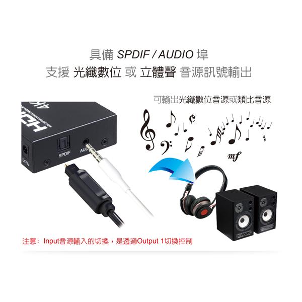 伽利略 HDS204B HDMI 4K 60Hz 影音分配器 矩陣式 2進4出 畫面 螢幕 切換器 轉換器 光華商場-細節圖7