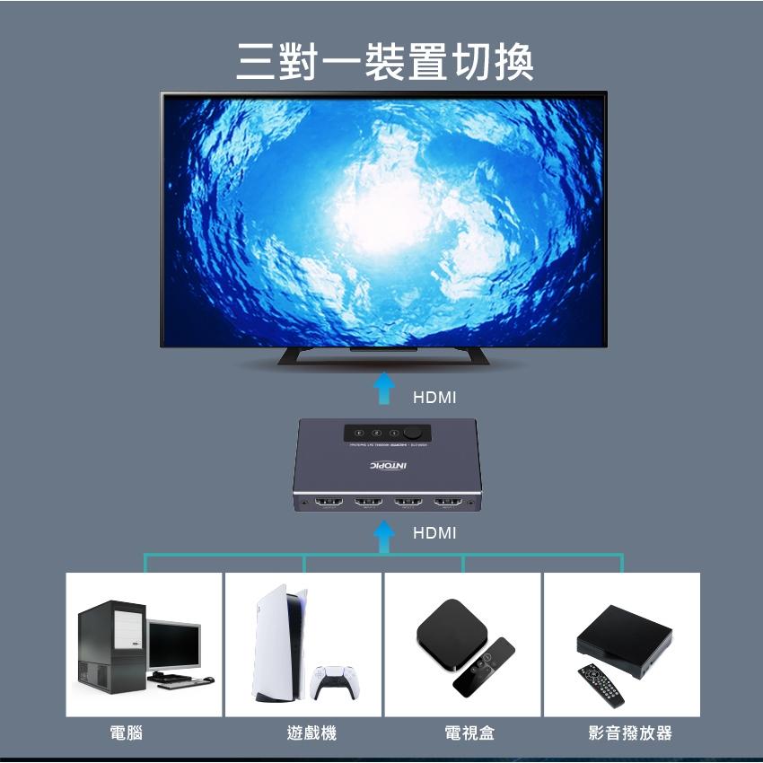 Intopic 廣鼎 HSW-210－HDMI 三對一切換器 切換器 訊號切換器 螢幕切換器 畫面切換 光華-細節圖4
