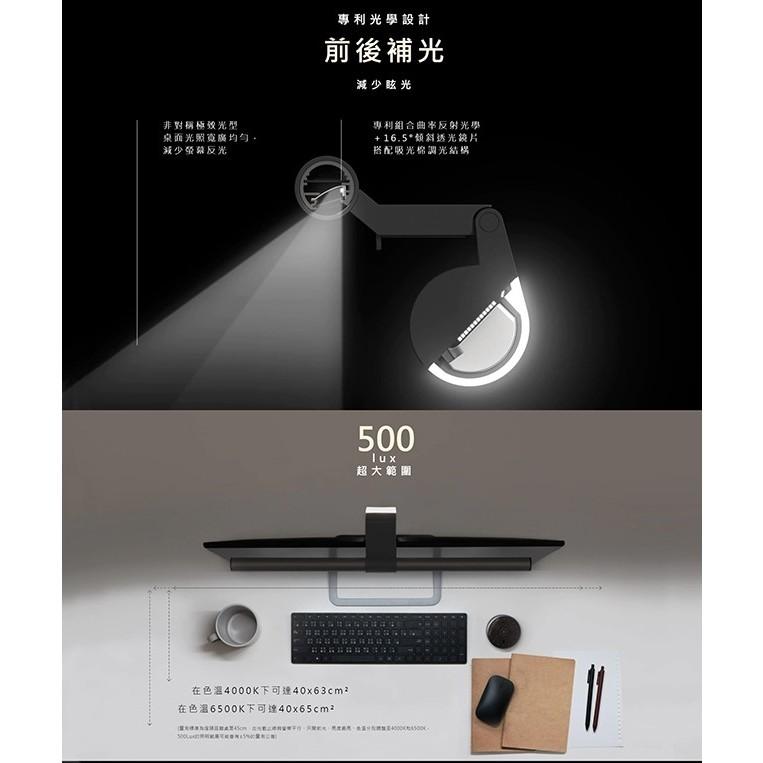 【免運直送】BenQ WiT 明碁 ScreenBar 螢幕智能掛燈 護眼 螢幕掛燈 USB供電 公司貨 光華商場-細節圖4