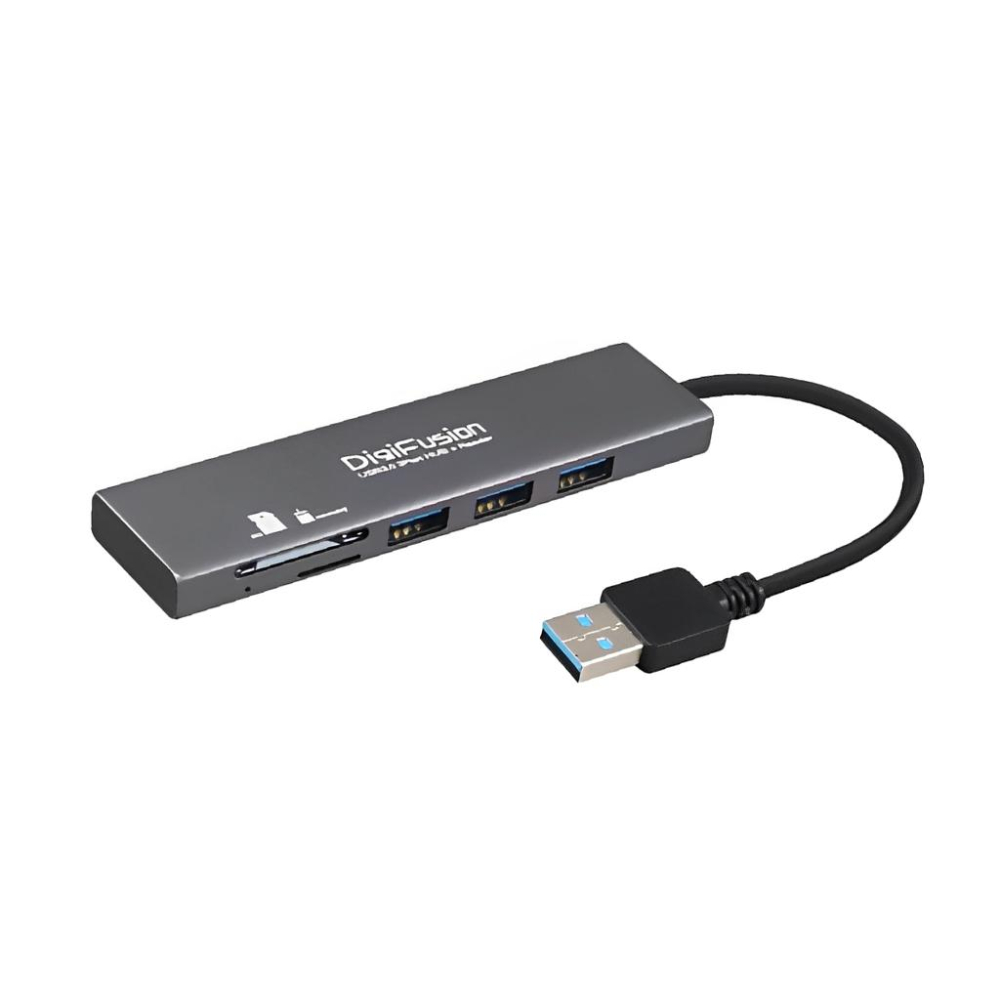 伽利略 HS088-A HUB + SD/Micro SD 讀卡機 3埠  Type-A 鋁合金 CA3H2RA 光華-細節圖2