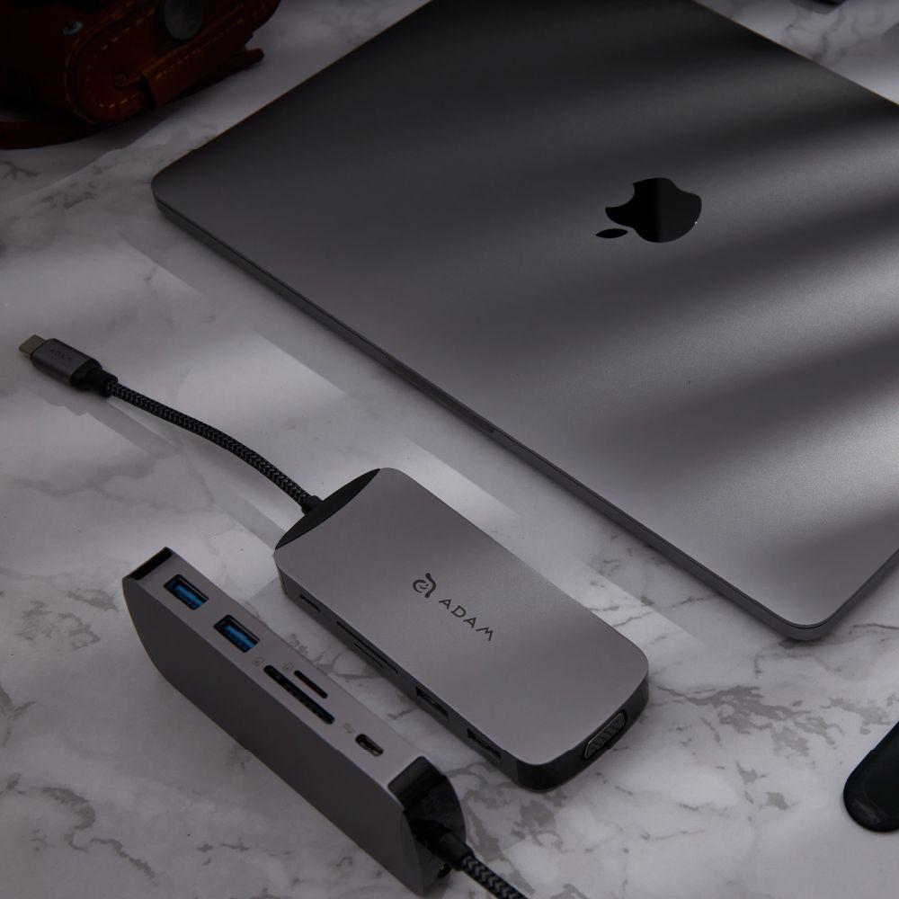 ADAM 亞果元素 CASA HUB X Type-C USB3.1 10合1 多功能集線器 集線器 HUB 光華-細節圖7