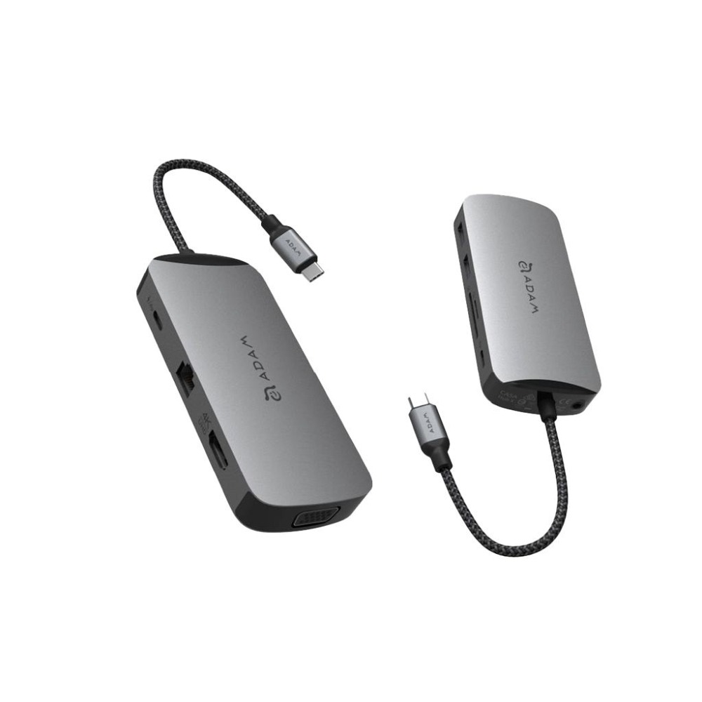 ADAM 亞果元素 HUB X－Type-C USB3.1 10合1 多功能集線器 集線器 HUB 光華-細節圖2