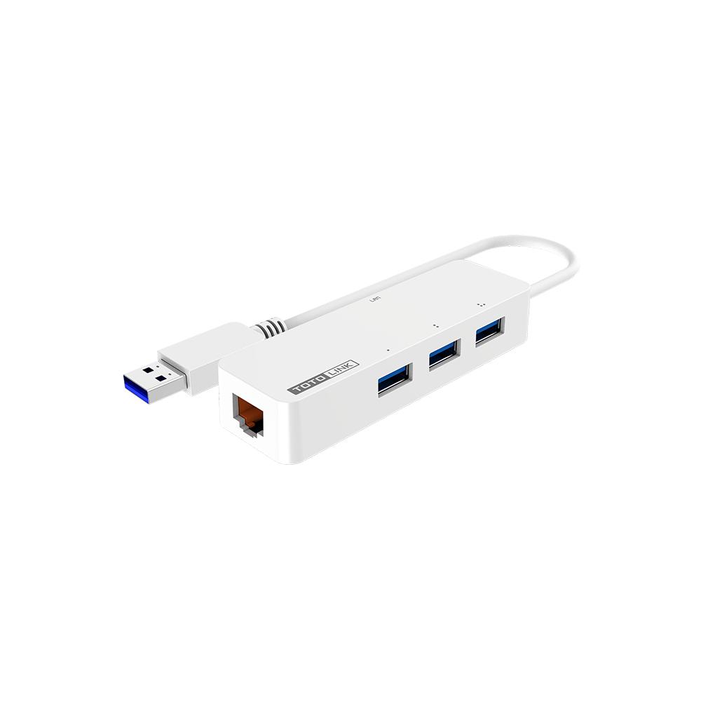 TOTOLINK U1003－USB 3.0 轉 RJ45 Gigabit 網路卡+集線器 HUB 集線器 光華-細節圖2