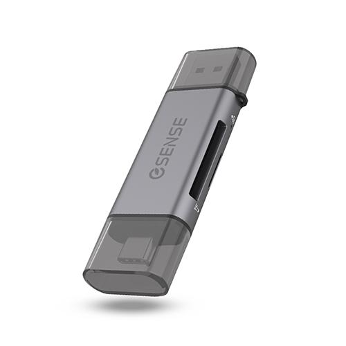 Esense 逸盛 R332 雙介面雙槽讀卡機 USB 3.0 讀卡機 17-TCR332GA 光華商場-細節圖2