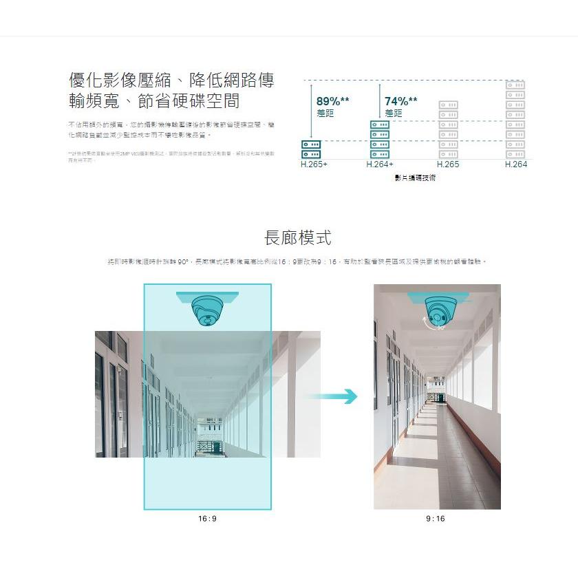 TP-LINK VIGI C420I 2.8mm 4mm 紅外線 半球型 網路監視器 監控攝影機 商用 光華商場-細節圖6