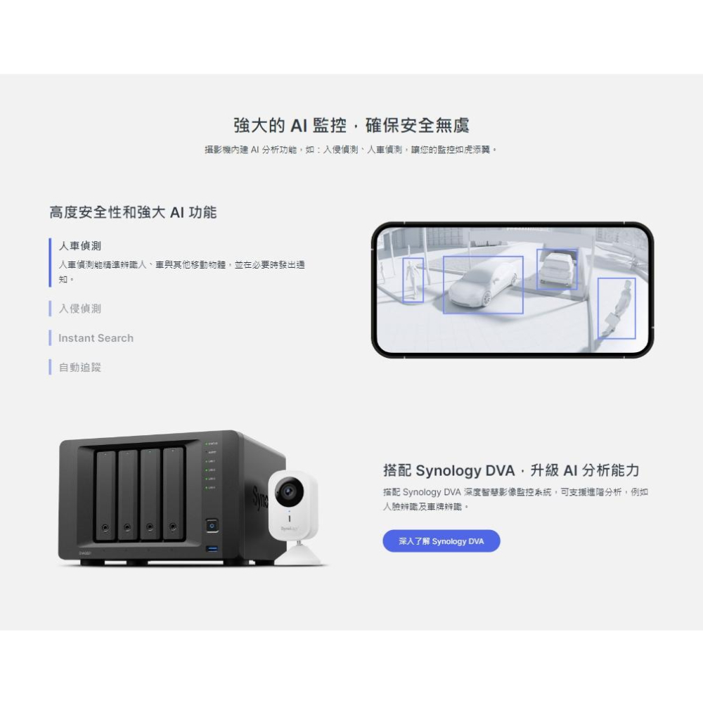 Synology 群暉 CC400W 無線AI網路攝影機 Wi-Fi 網路攝影機 網路監視器 監視器 攝影機 光華-細節圖6
