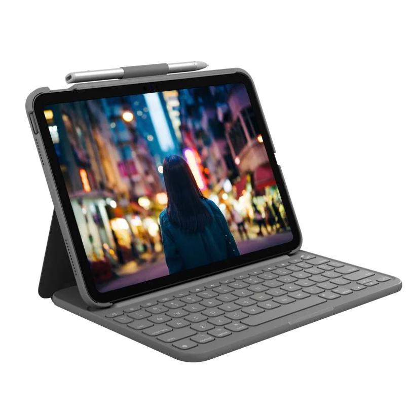 Logitech 羅技 Slim Folio iPad 10 輕薄鍵盤保護套 防撞保護套 iPad 10代專用 光華商場-細節圖2