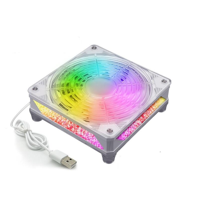 【現貨熱銷】路由器 分享器 散熱風扇 路由器風扇 雙風扇 散熱器 USB TYPE-A 5V 光華商場-細節圖3