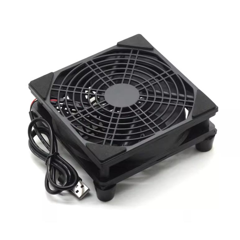 【現貨熱銷】路由器 分享器 散熱風扇 路由器風扇 雙風扇 散熱器 USB TYPE-A 5V 光華商場-細節圖7