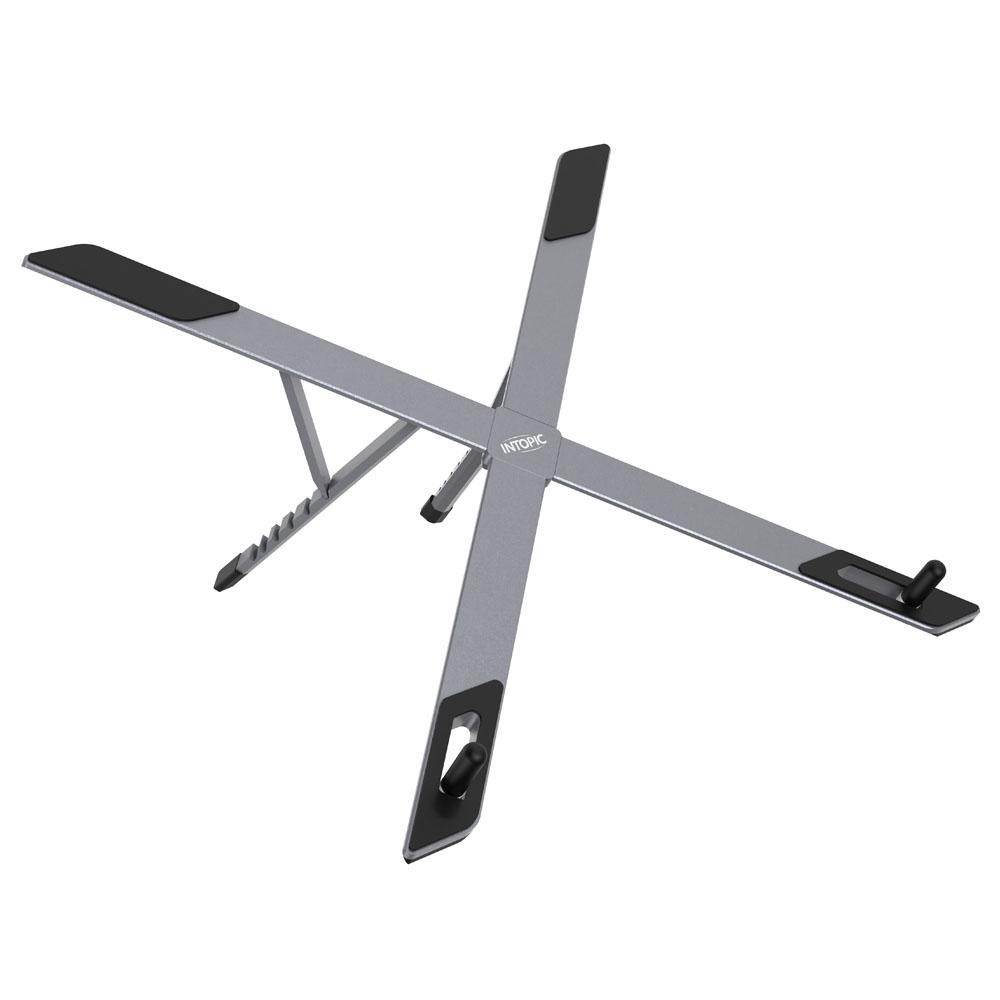 Intopic 廣鼎 HS-A002 X型 鋁合金摺疊便攜筆電/平板支架 鋁合金 筆電支架 平板支架 光華商場-細節圖2