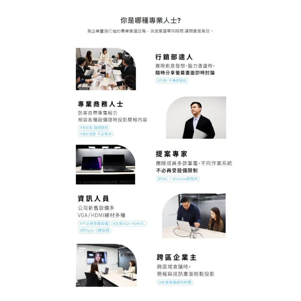 PX 大通 WTR-5500 會議通 HDMI／TYPE-C 無線會議系統 會議系統 遠端會議 線上會議 光華-細節圖4