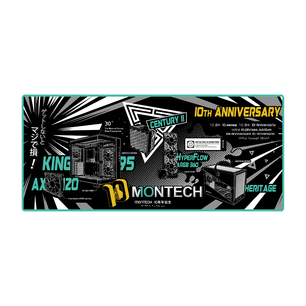 Montech 君主 GMP 101 風格鼠墊 滑鼠墊 大滑鼠墊 L 電競滑鼠墊 GMP101 光華商場 公司貨-規格圖7