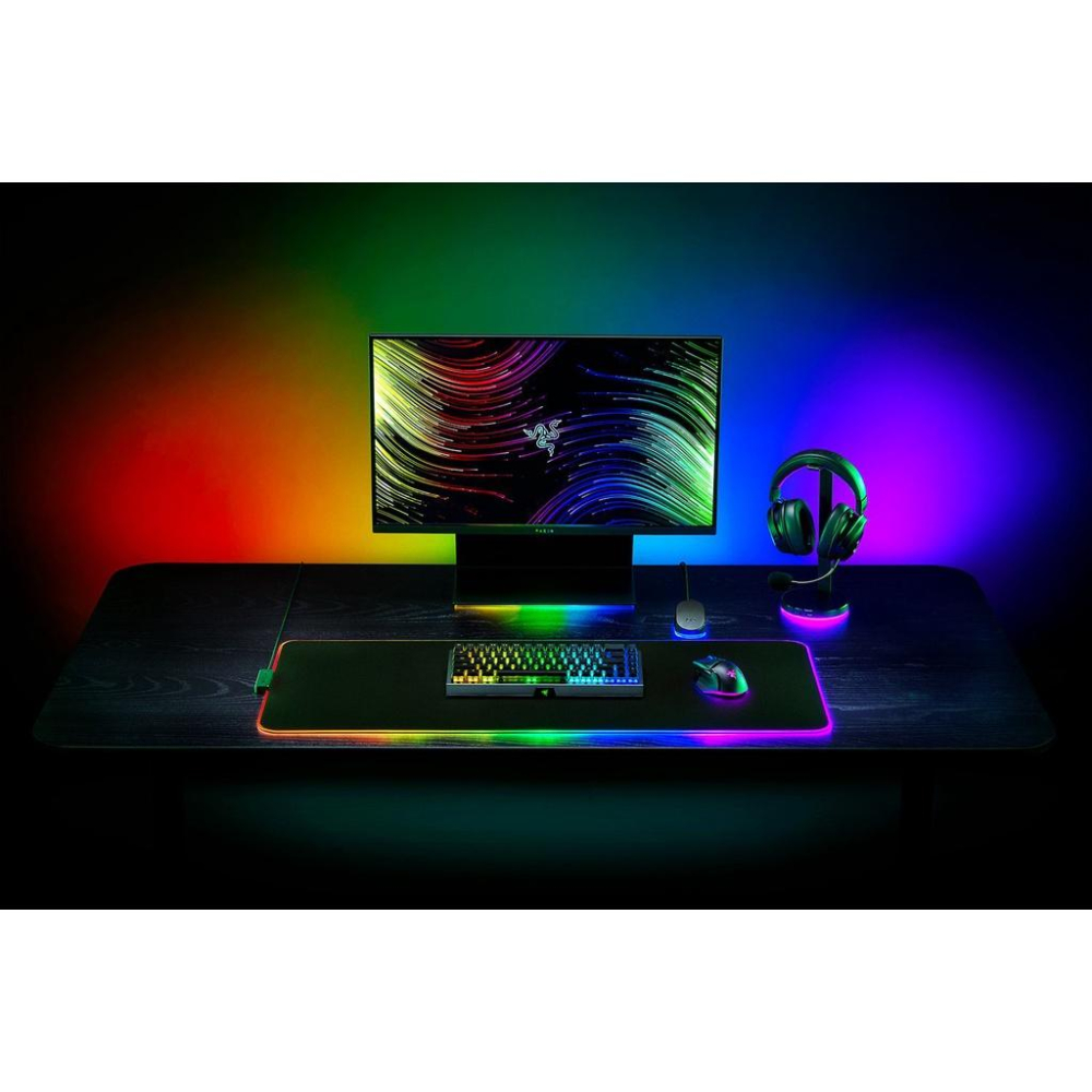 【免運直送】Razer 雷蛇 Strider Chroma 幻彩版鼠墊 滑鼠墊 RZ02-04490100-R3M1-細節圖8