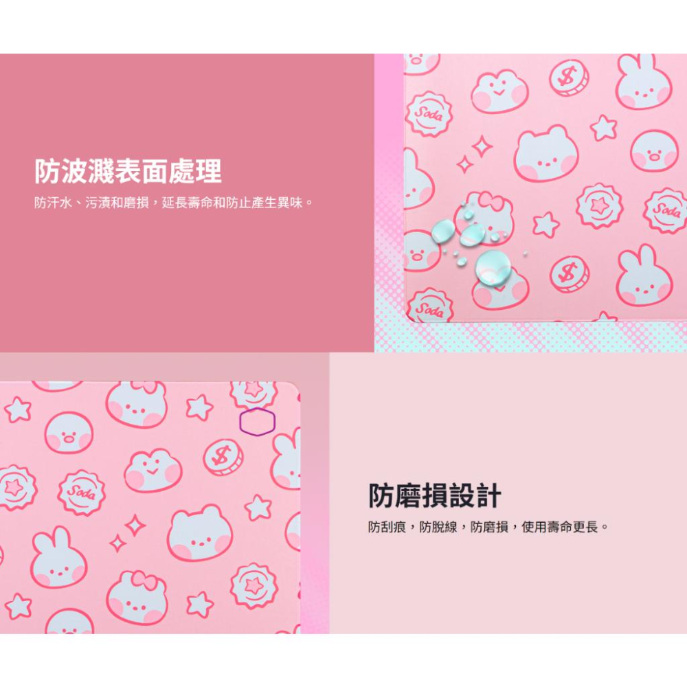 Cooler Master 酷碼 MP511 LINE FRIENDS minini 電競滑鼠墊 XL 限定版 光華商場-細節圖6