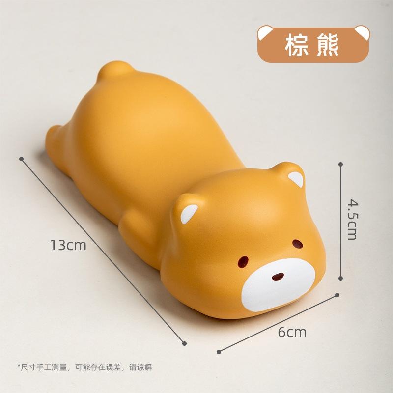 滑鼠手托手靠墊 灰色貓貓 白色兔兔 粉色豬豬 腮紅柴犬 可愛滑鼠墊 手托 護腕墊 光華商場-細節圖7