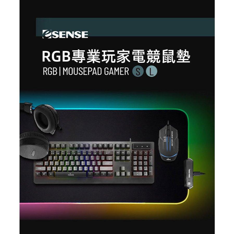 Esense 逸盛 RGS350－RGB 專業玩家電競鼠墊 S 電競鼠墊 滑鼠墊 遊戲鼠墊 電競滑鼠墊 光華-細節圖3