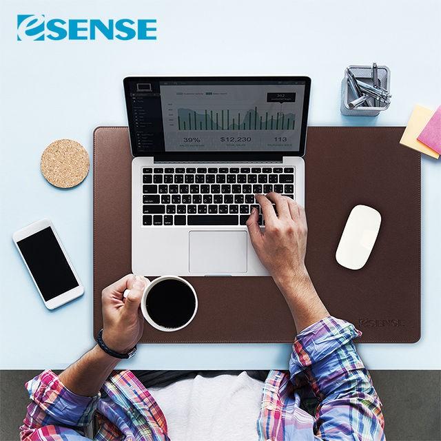 Esense 逸盛 FDP600 時尚玩家桌墊鼠墊 桌墊 皮質 防水 皮革 皮墊 皮革滑鼠墊 辦公鼠墊 光華商場-細節圖3