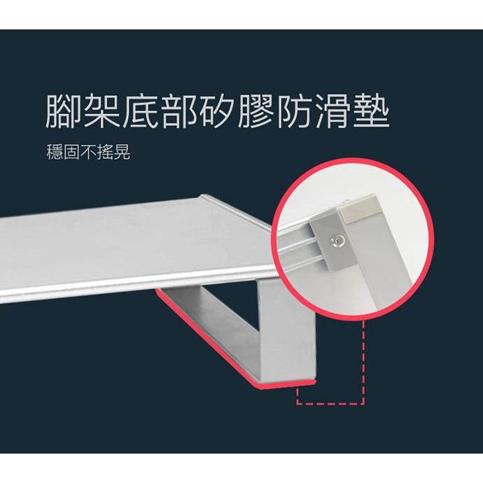 Kavalan V16 鋁合金螢幕增高架 螢幕增高架 顯示器增高架 螢幕桌面收納架 鍵盤架 桌上置物架 辦公室桌面架-細節圖8