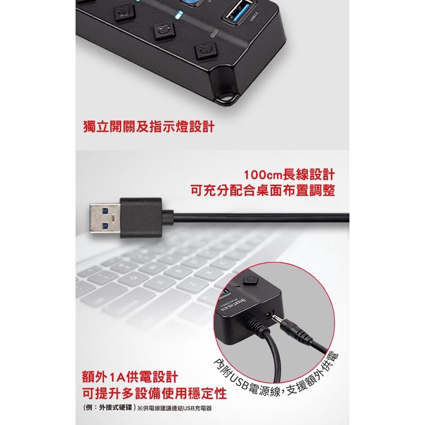 INTOPIC 廣鼎 HB-610 HB610 高速集線器 USB3.2 USB插座 充電集線器 HUB 光華商場-細節圖4