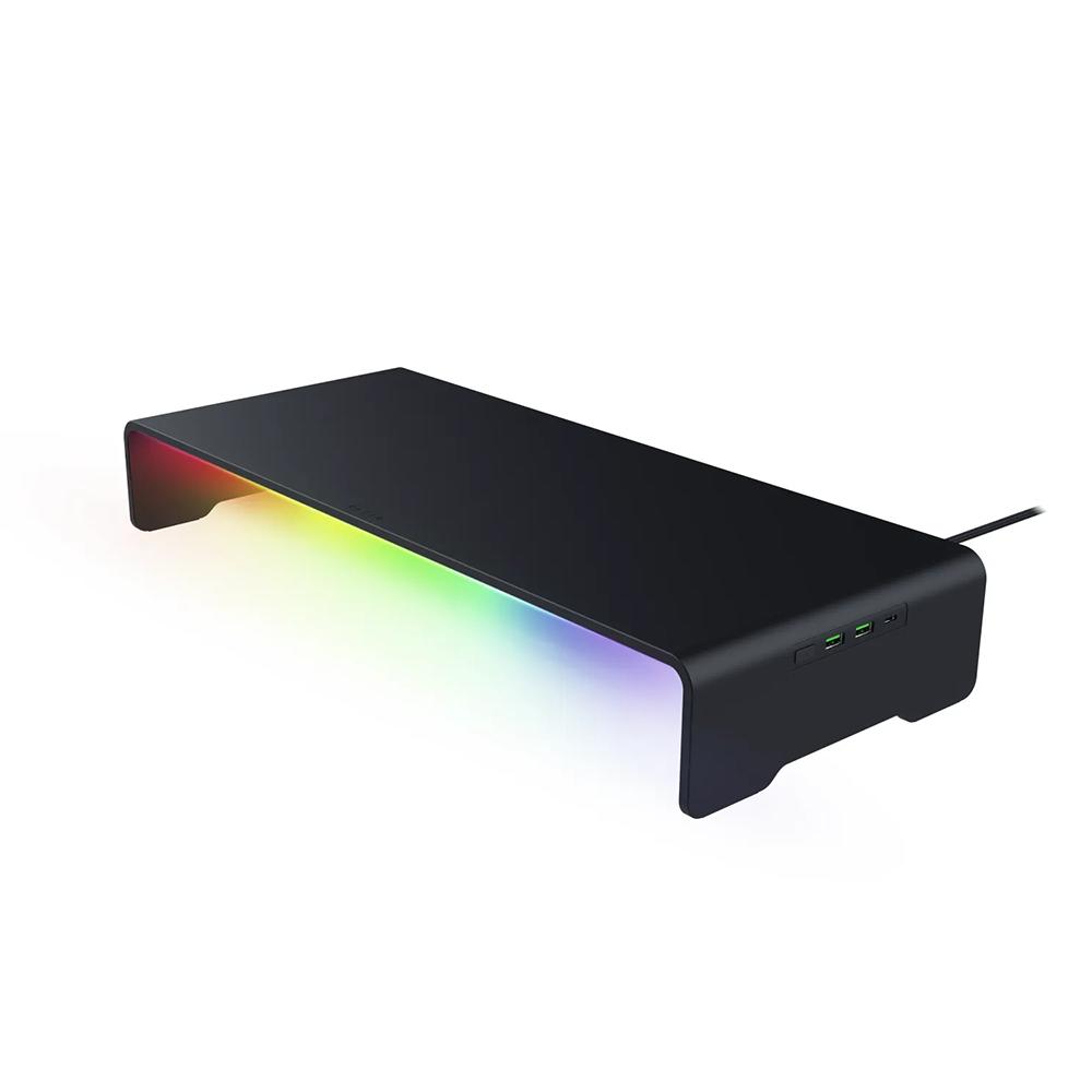 Razer 雷蛇 Monitor Stand Chroma 螢幕增高架 幻彩版 增高架 收納架 螢幕架 桌面增高架 光華-細節圖2