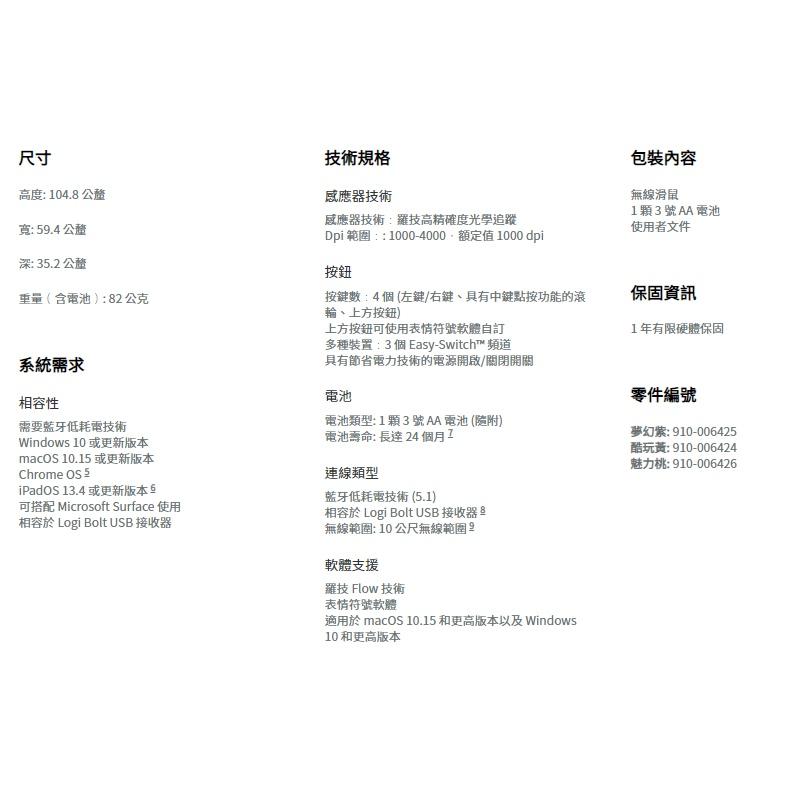 Logitech 羅技 POP Mouse 無線藍芽滑鼠 酷玩黃/夢幻紫/魅力桃 無線滑鼠 公司貨 光華商場-細節圖6