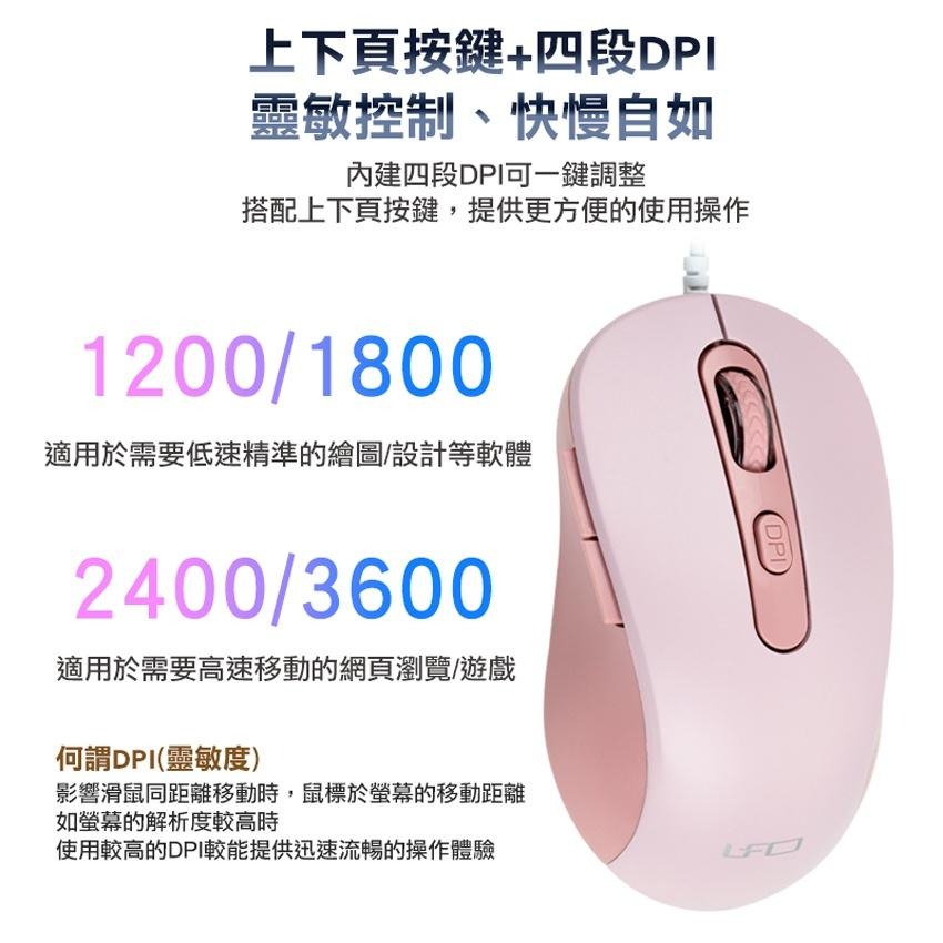 INTOPIC 廣鼎 MS-Q112 飛碟光學有線靜音滑鼠 有線滑鼠 辦公滑鼠 電腦滑鼠 USB 靜音鼠 光華商場-細節圖6